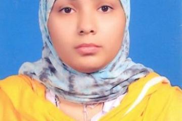 Fehmida Arif..Third Position